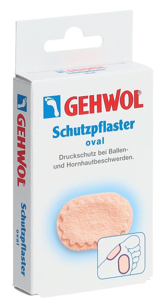 Gehwol Schutzpflaster oval 4 Stk