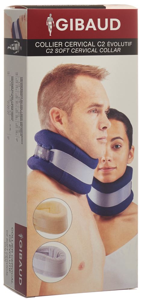 Gibaud Cervicalstütze C2 7.5cm Gr2 35-40cm verstärkt