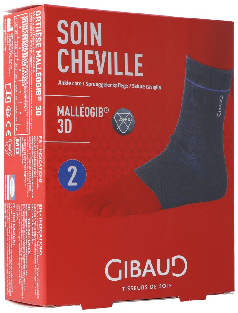 Gibaud Malleogib 3D Sprunggelenkbandage Gr2 20-23cm