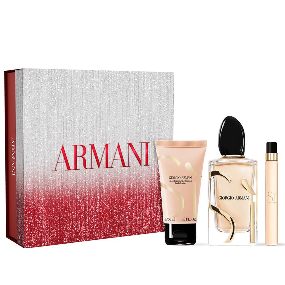 Giorgio Armani Sì Eau de Parfum 100ml + 10ml + Body Lotion 50ml H25