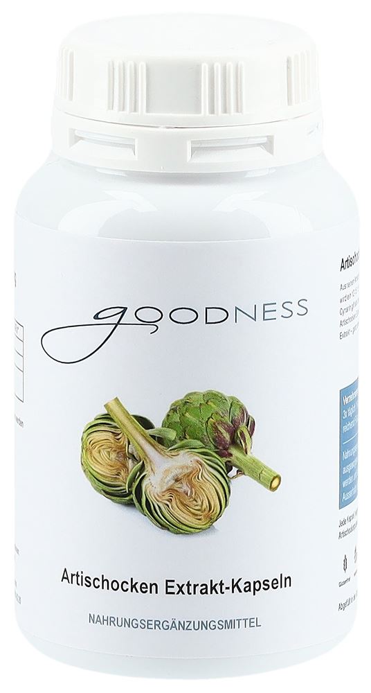 Goodness Artischocken Kaps 400 mg mit Cynarin Ds 100 Stk
