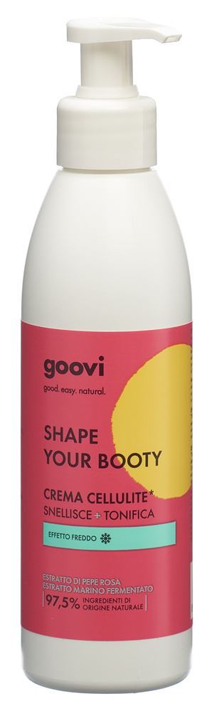Goovi Shape Your Booty Cellulite-Creme mit Kühleffekt Fl 240 ml