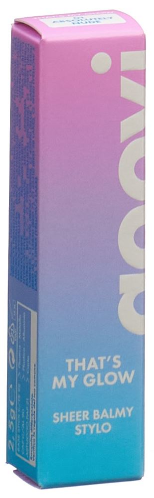 Goovi That's MY Glow Getönter Lippenbalsam 01 Absolutely Nude 2.5 g
