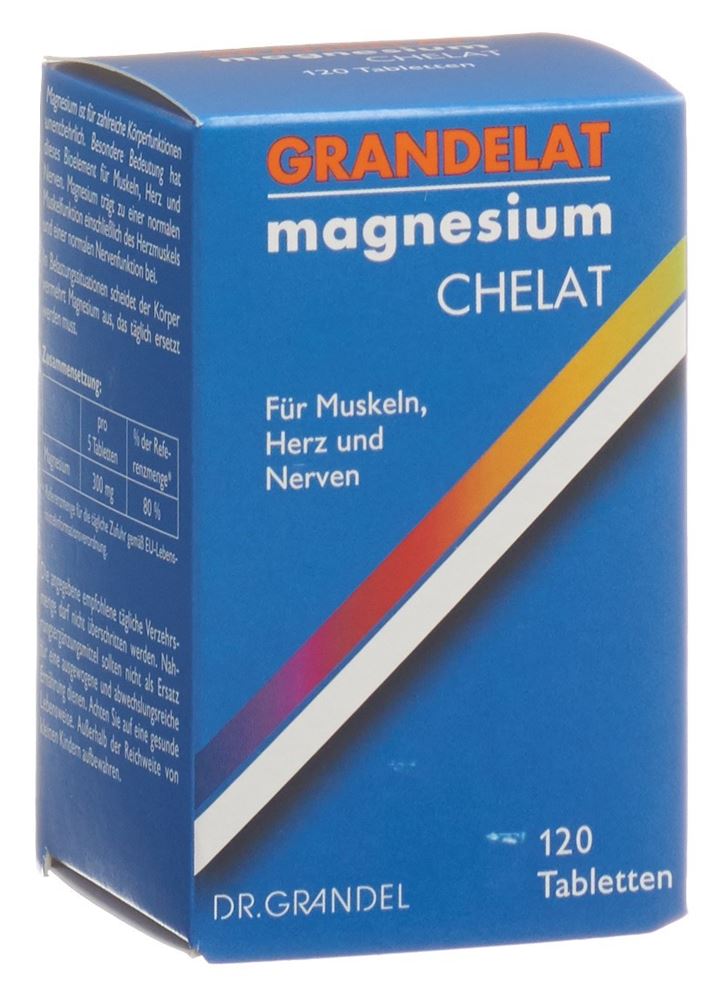 Grandelat Magnesium Chelat Tabletten 120 Stück