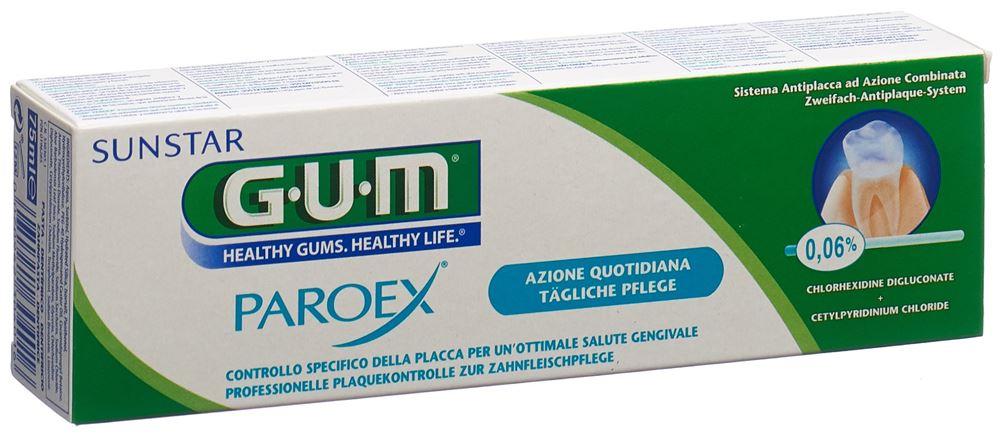 GUM Paroex Zahnpasta 0.06 % Chlorhexidin Tb 75 ml