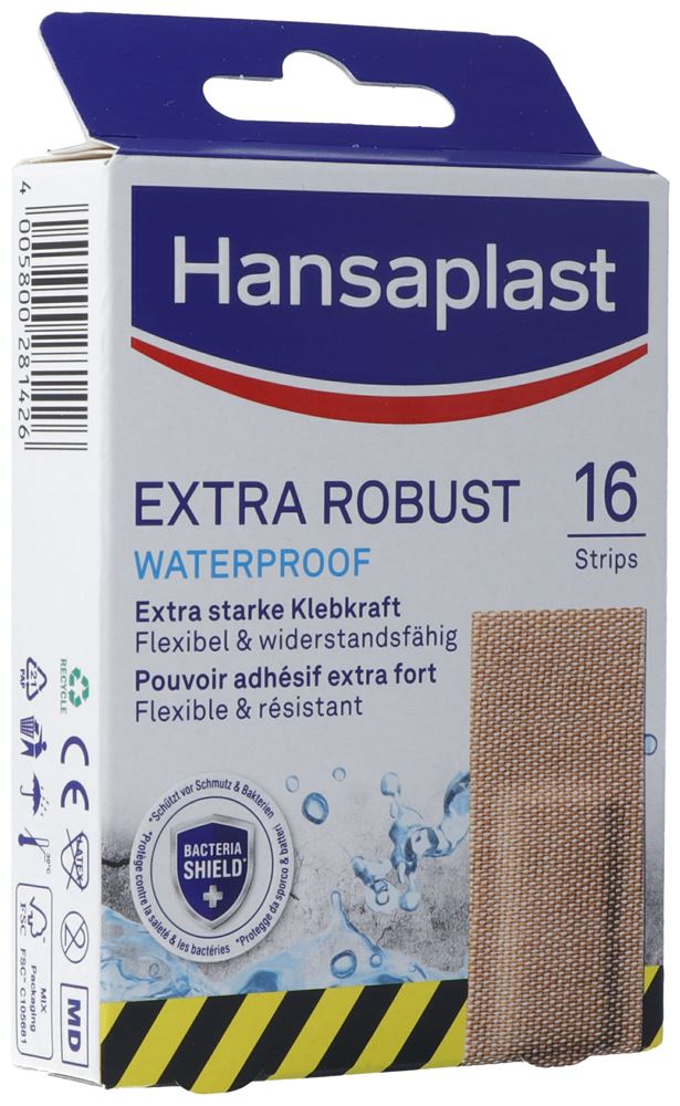 Hansaplast Extra Robust Strips 16 Stk
