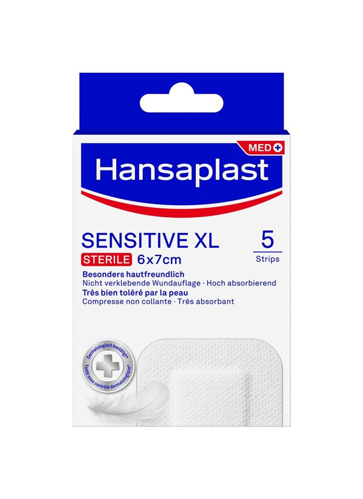 Hansaplast Sensitive Strips XL 5 Stk