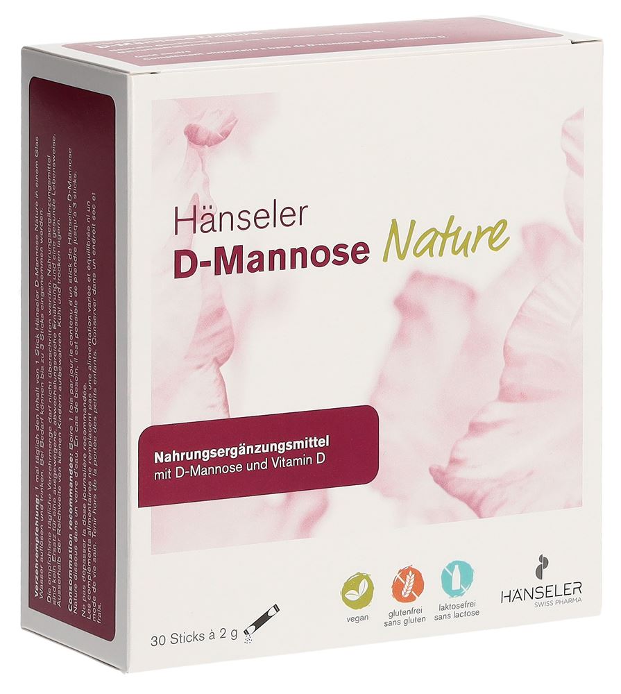 Hänseler D-Mannose Nature 30 Stick 2 g