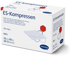 Hartmann ES-Kompresse 10x20cm 12-fach steril 100 Stk