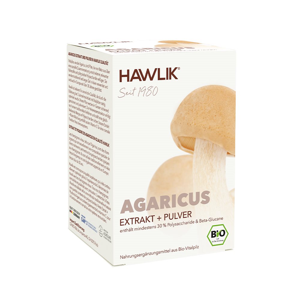 Hawlik Agaricus Extrakt + Pulver Kapseln 120 Stück