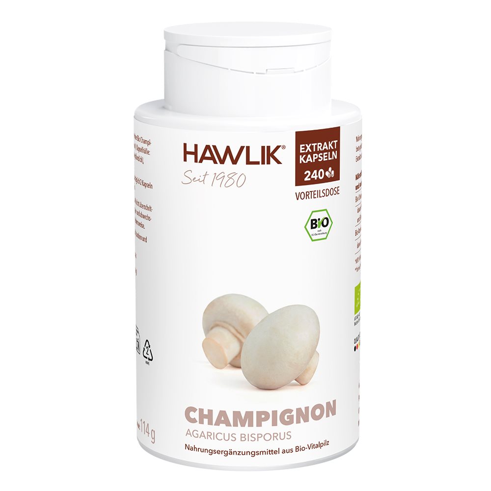 Hawlik Champignon Extrakt Kaps 240 Stk