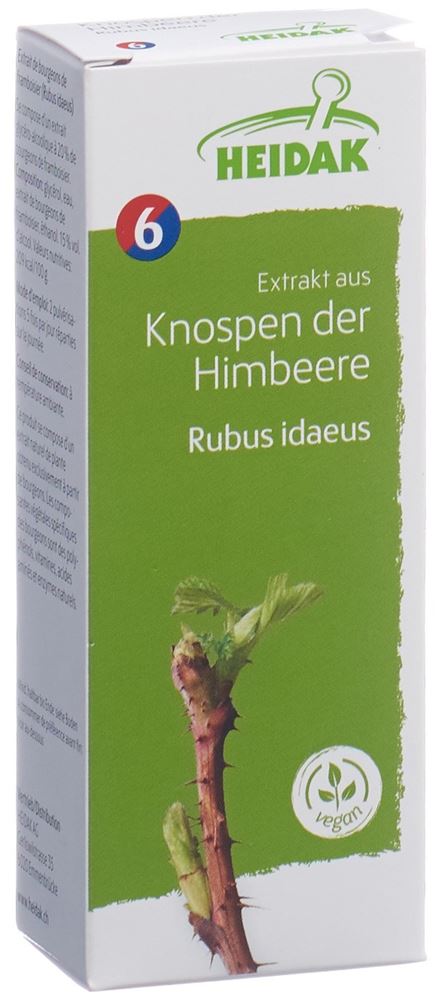Heidak Knospe Himbeere Rubus idaeus Glyc Maz Fl 30 ml