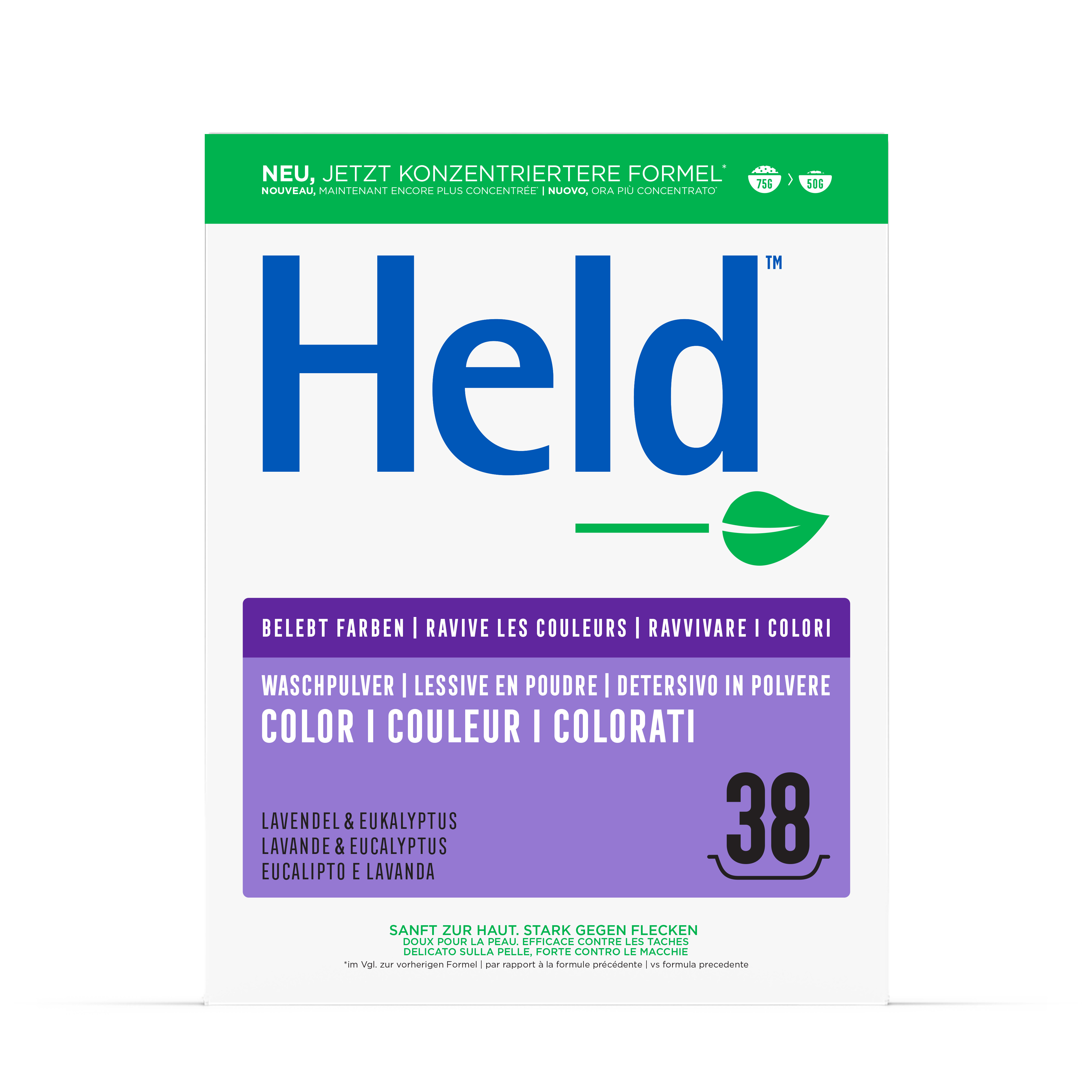 Held Waschmittelpulver Color 1.9 kg