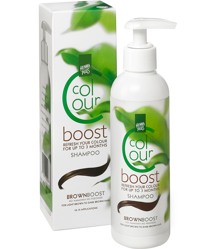 Henna Plus Colour Boost Shampoo brown 200 ml