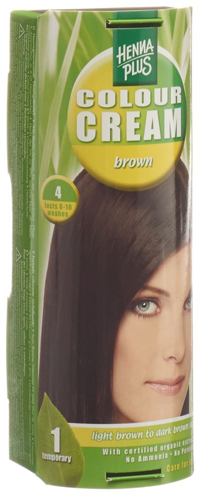 Henna Plus Colour Cream 4 braun 60 ml