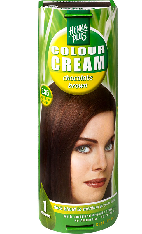 Henna Plus Colour Cream 5.35 chocolat braun 60 ml