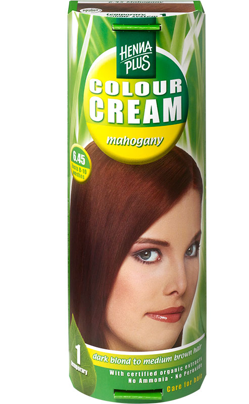 Henna Plus Colour Cream 6.45 mahagony 60 ml