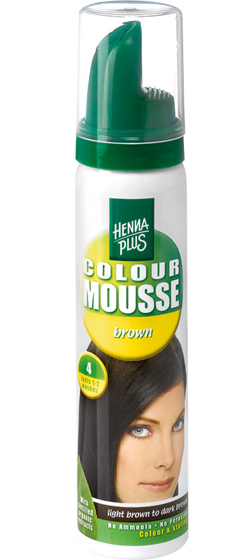 Henna Plus Colour Mousse 4 brown 75 ml