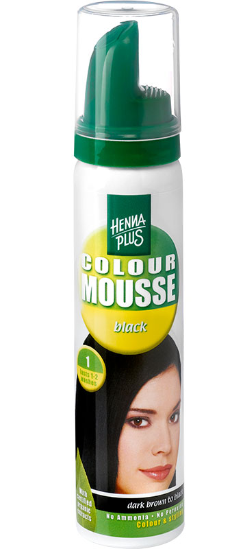 Henna Plus Colour Mousse Schwarz 1 75 ml