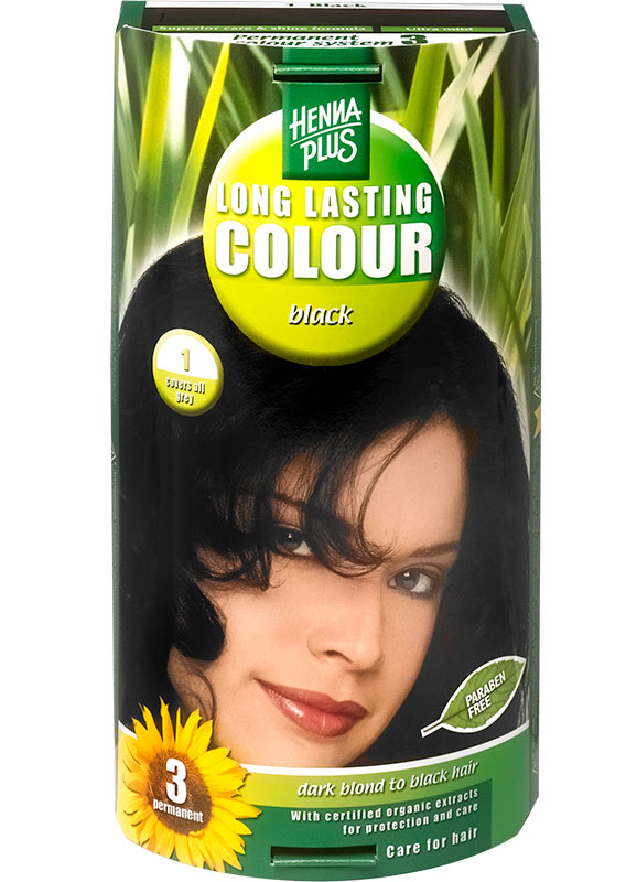 Henna Plus Long Last Colour 1 schwarz