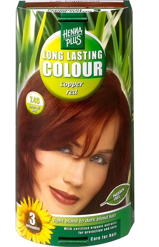 Henna Plus Long Last Colour 7.46 copper red