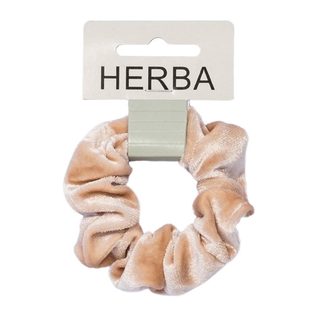 Herba Scunci 9cm Samt beige