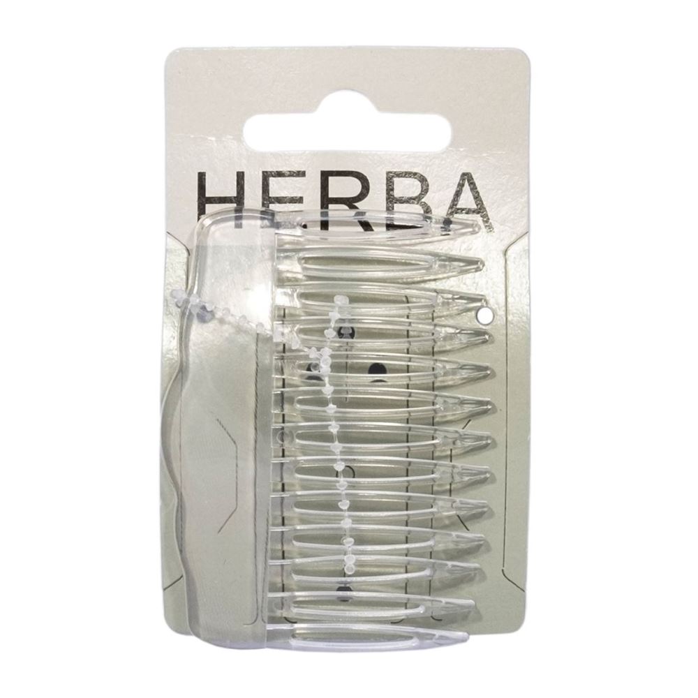 Herba Seitenkamm 7.4cm cristal 2 Stk