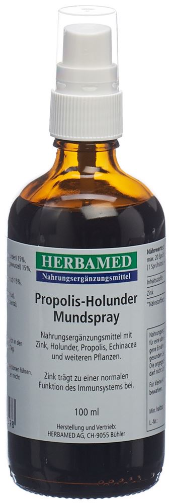 Herbamed Propolis-Holunder Mundspray 100 ml