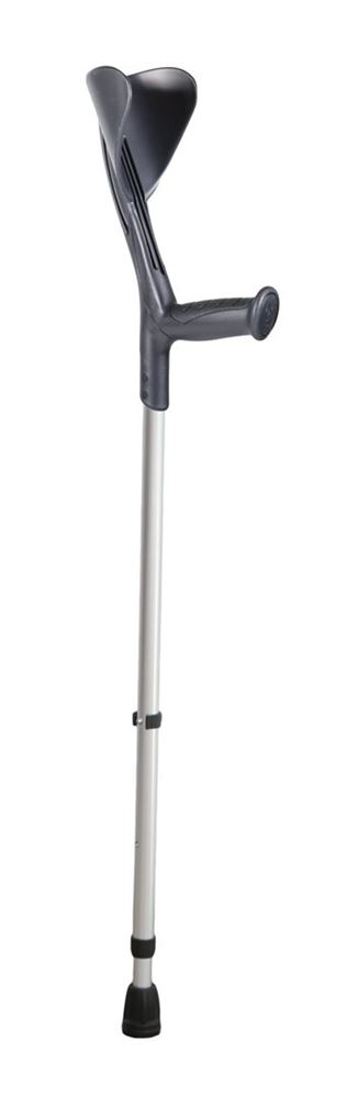 Herdegen Krücke 130kg alu/schwarz Hartgriff 1 Paar