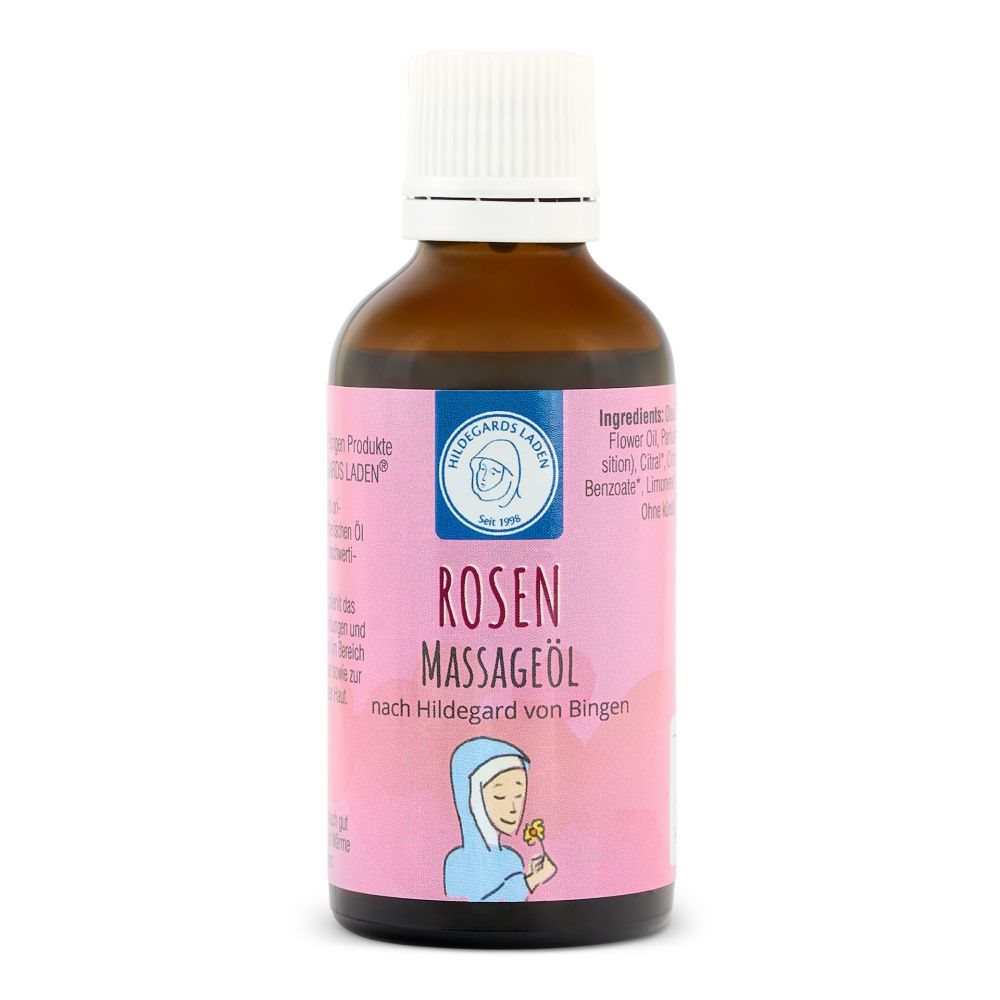 Hildegards Laden Rosen Massageöl Glasfl 50 ml