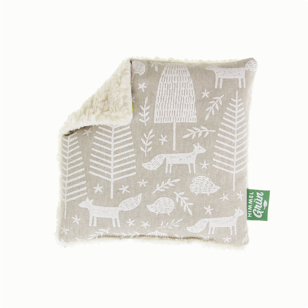 Himmelgrün Traubenkernkissen 20x20cm Waldzauber