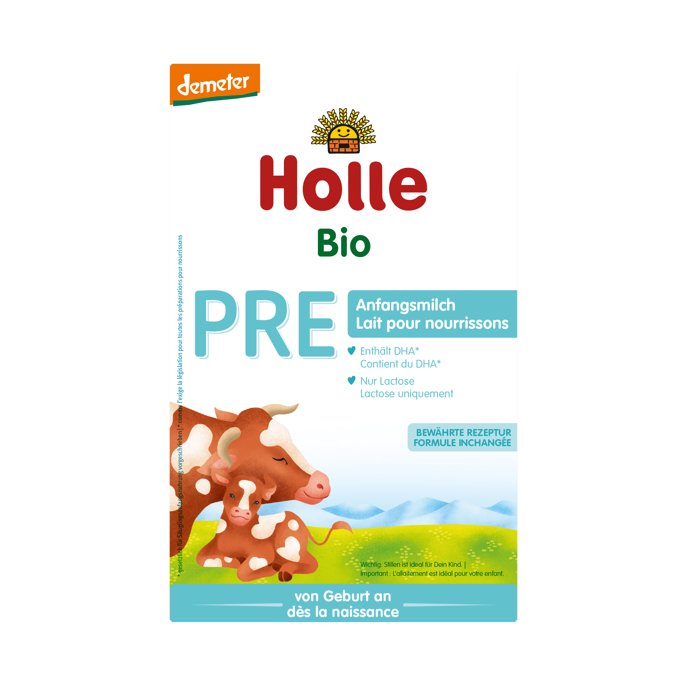 Holle Bio-Anfangsmilch PRE Karton 400 g