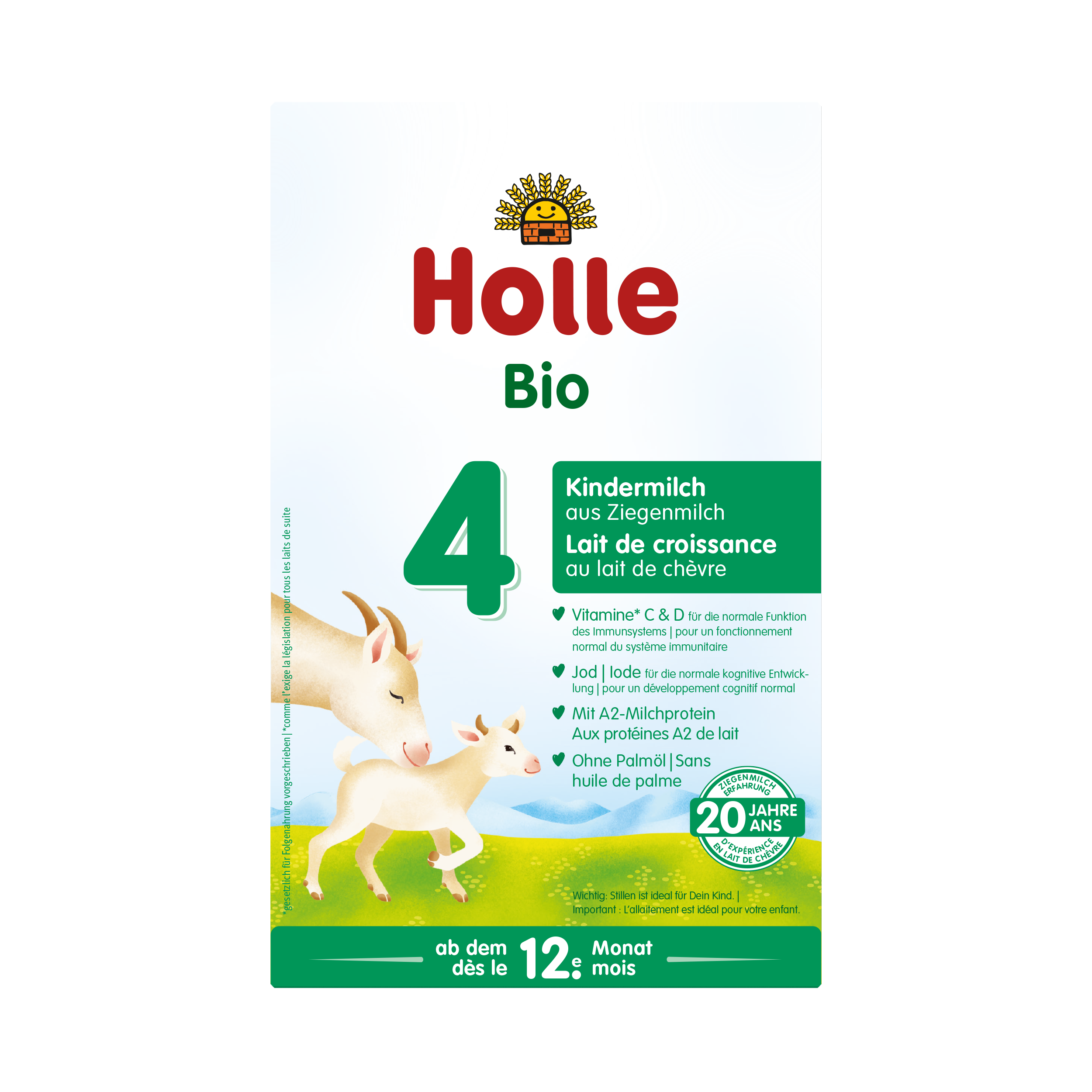 Holle Bio-Folgemilch 4 aus Ziegenmilch 400 g