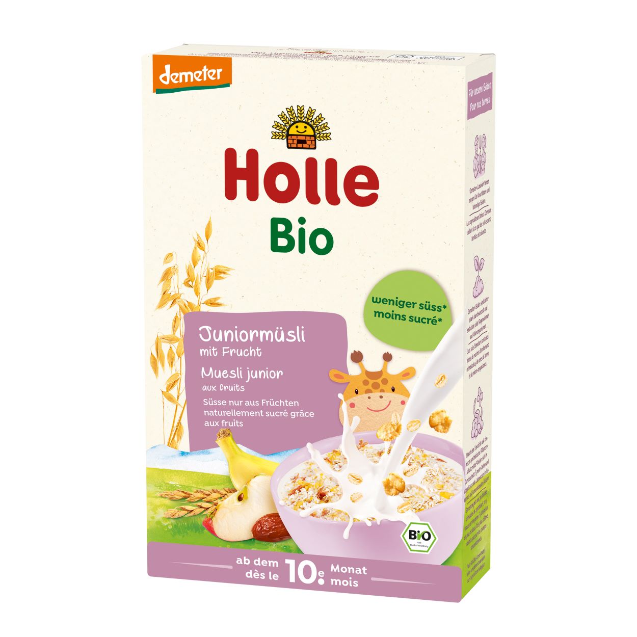 Holle Bio-Juniormüsli Mehrkorn mit Frucht 250 g