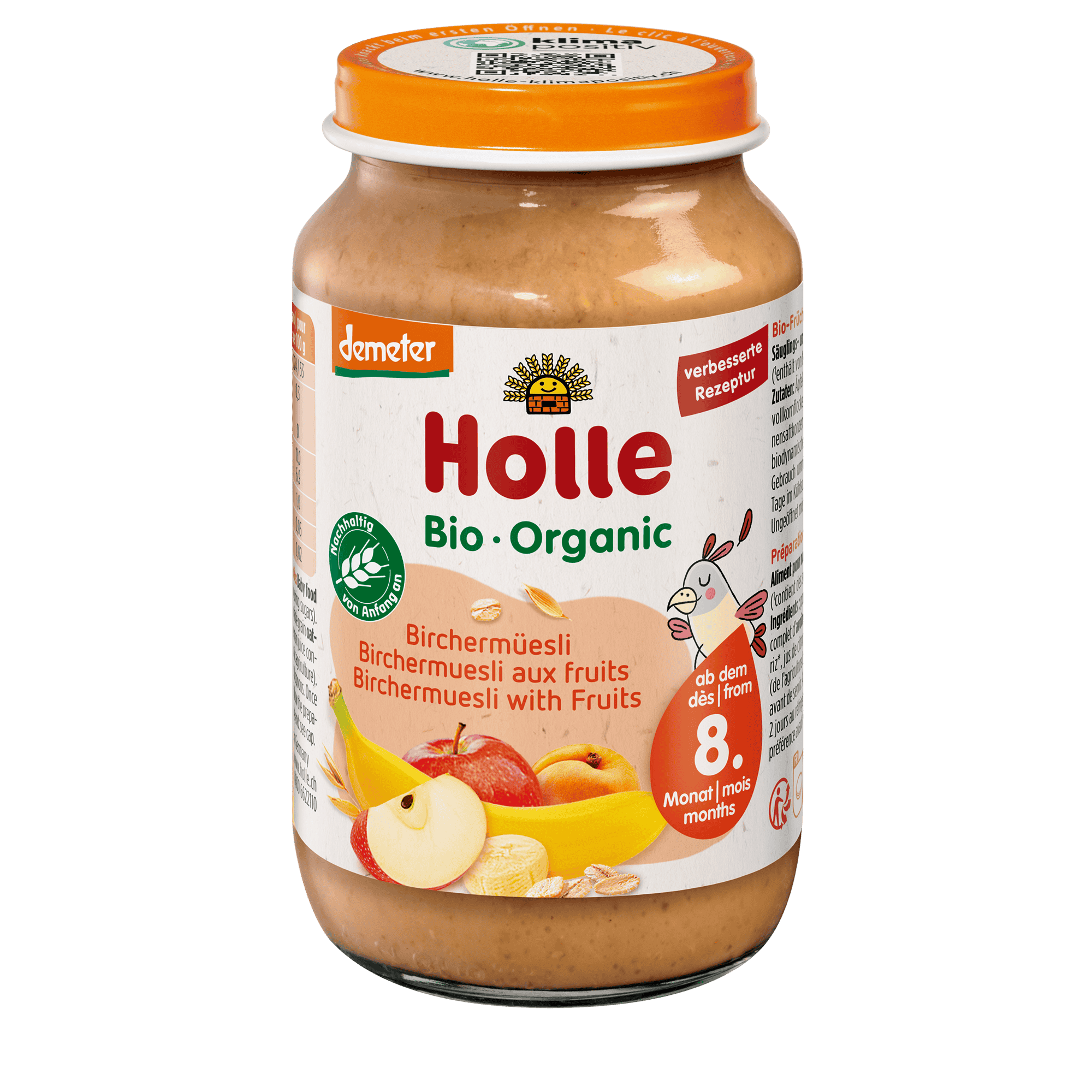 Holle Birchermüsli Glas 220 g