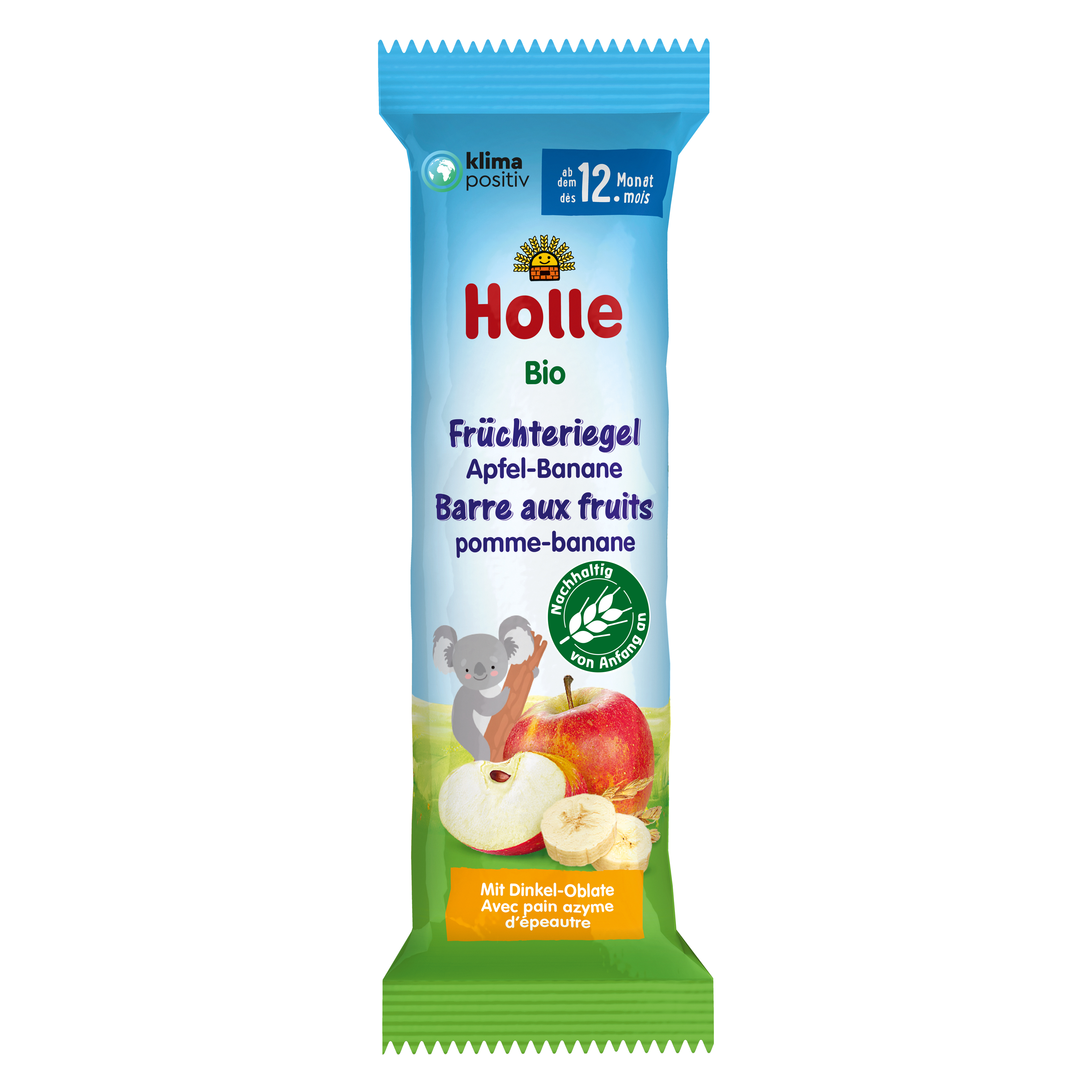 Holle Früchte Riegel Apfel Banane Bio 25 g