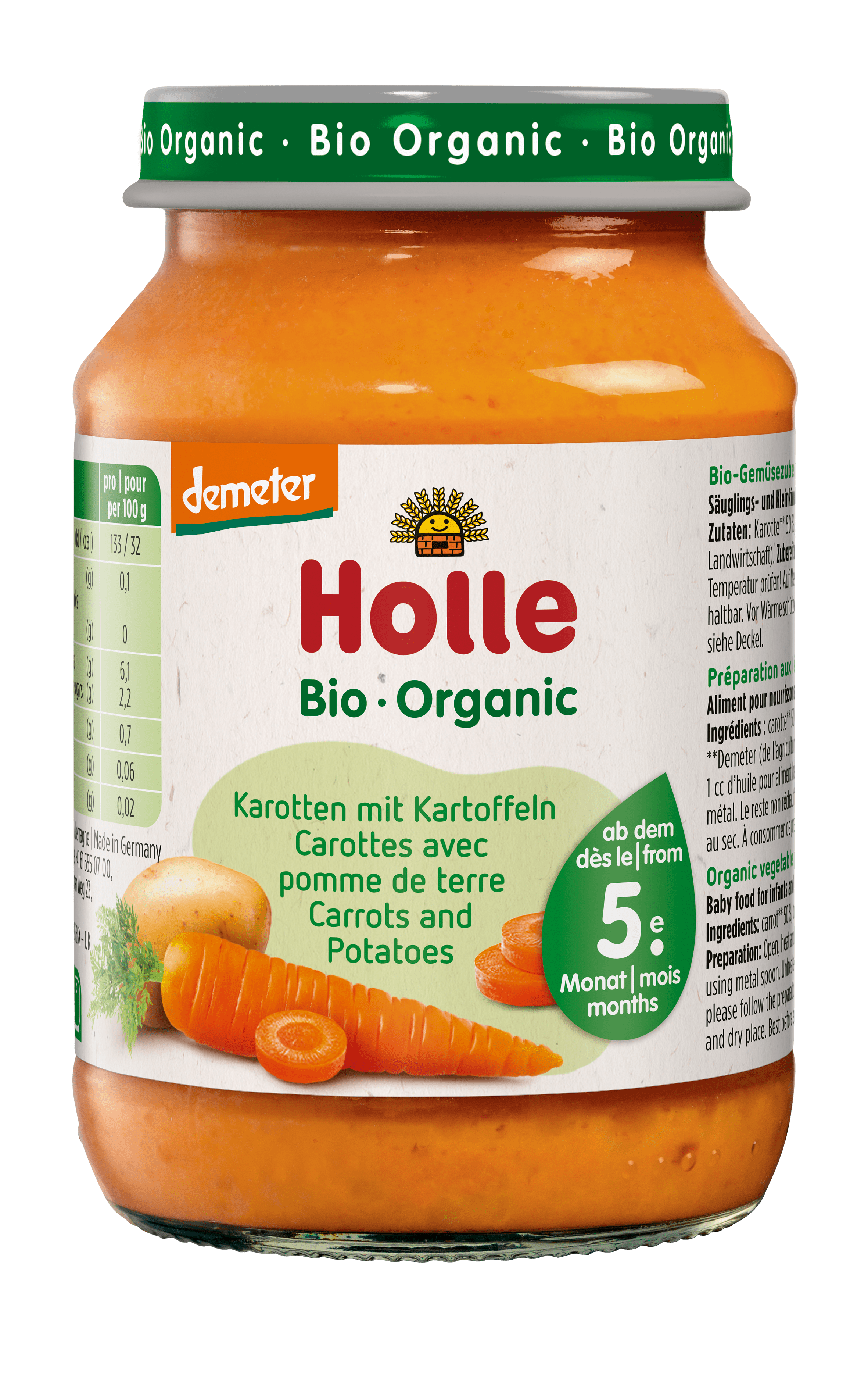 Holle Karotten mit Kartoffeln 190 g
