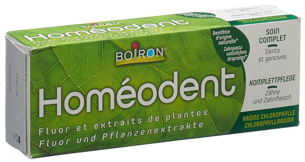 Homeodent Zahn- und Zahnfleischpflege komplett Chlorophyll Tb 75 ml