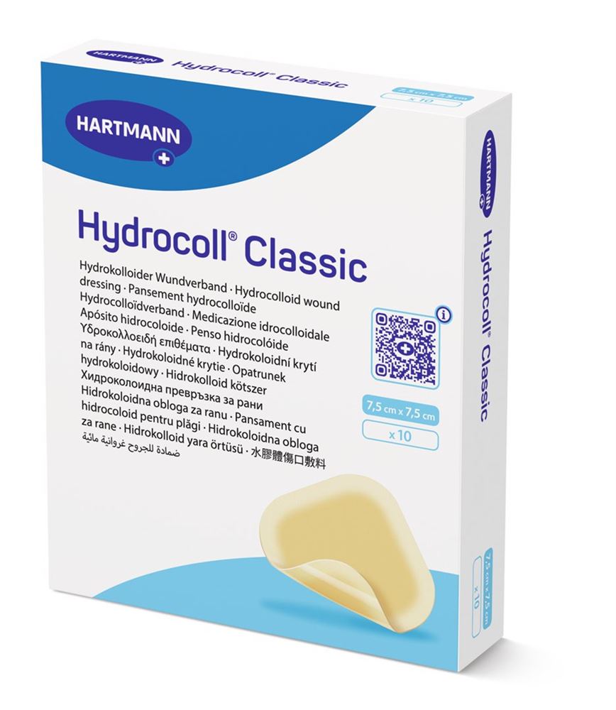 Hydrocoll Classic 7.5×7.5cm 10 Stk