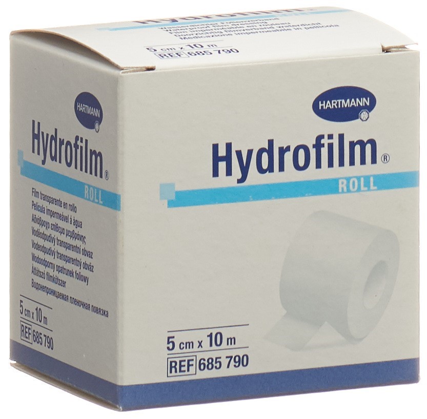 Hydrofilm Roll Wundverband Film 5cmx10m transparent