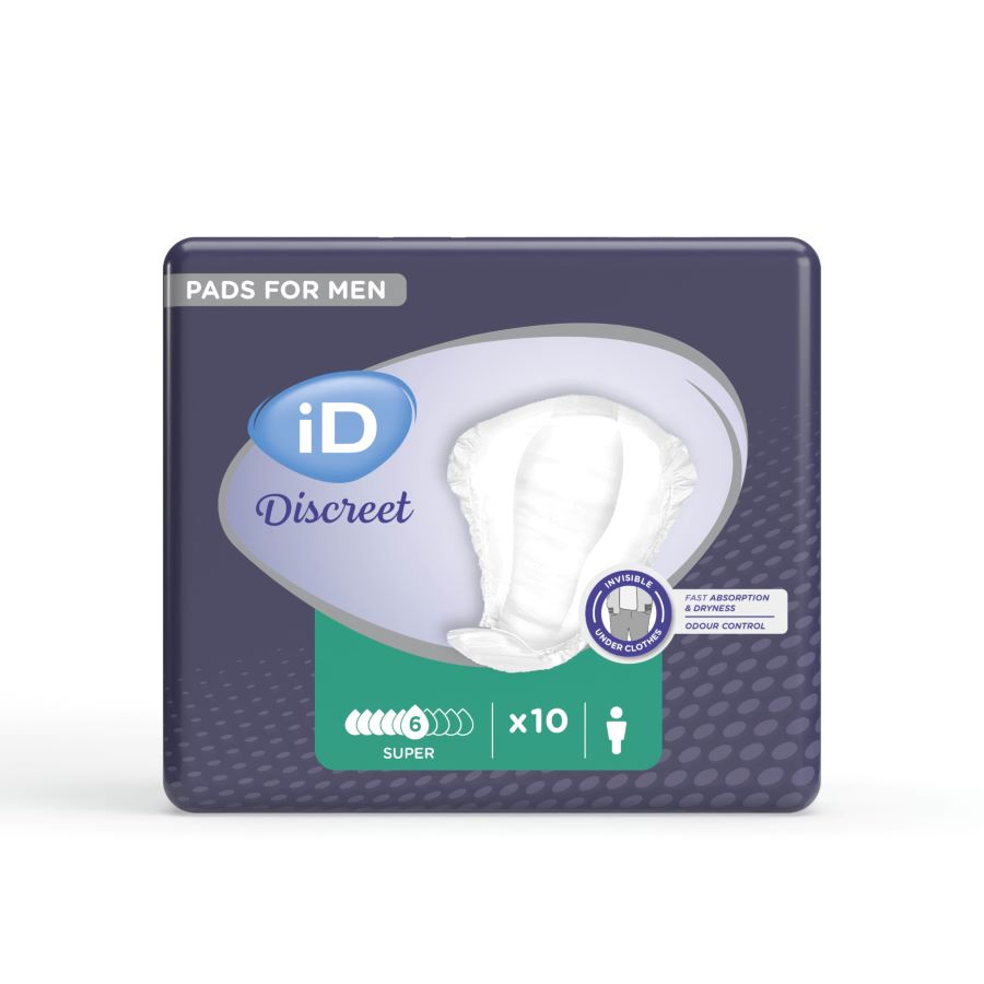 iD Discreet for Men 290x230/100mm Super Btl 14 Stk