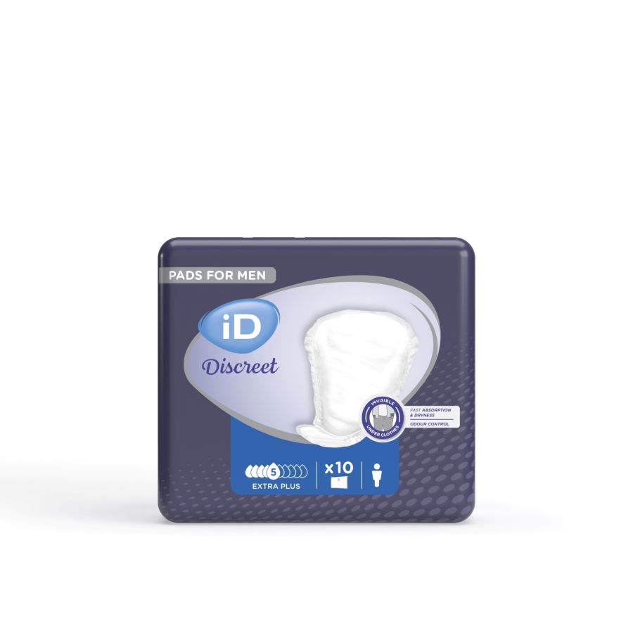 iD Discreet for Men 305x185/70mm Extra Plus Btl 10 Stk