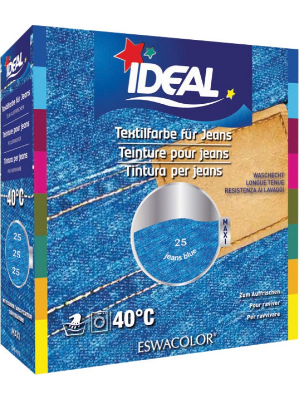 Ideal Maxi Baumwolle Color No25 jeans blau