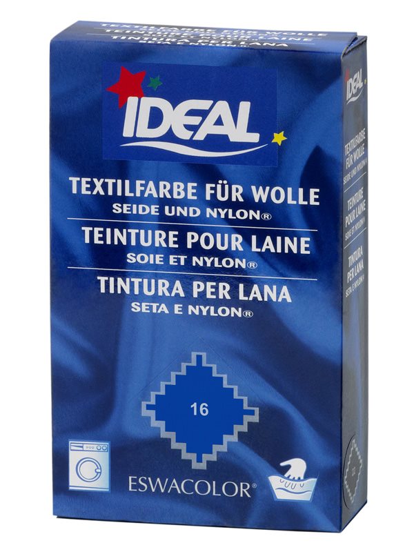 Ideal Wolle Color Pulver No16 Blau Franc 30 G