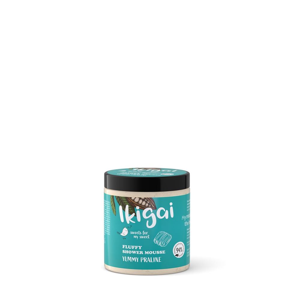 Ikigai Fluffy Shower Mousse Yummy Praline Ds 100 g