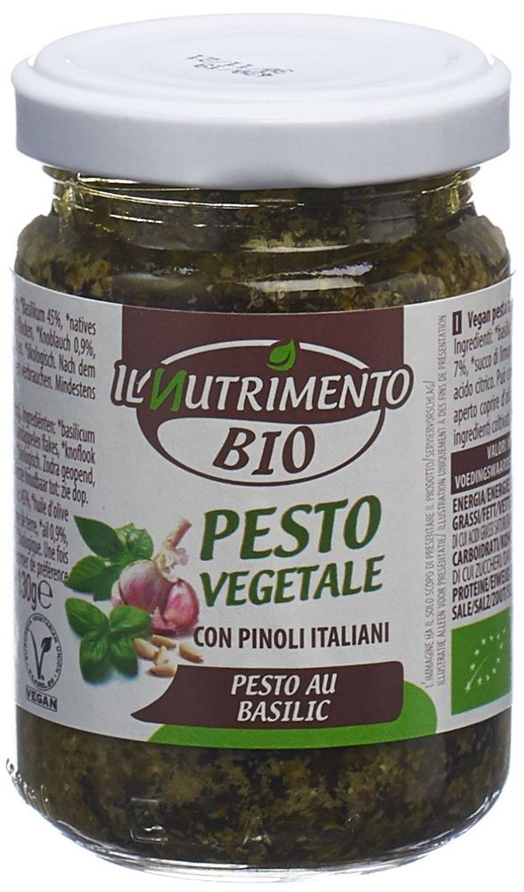 Il Nutrimento Pesto Genovese Bio Glas 130 g