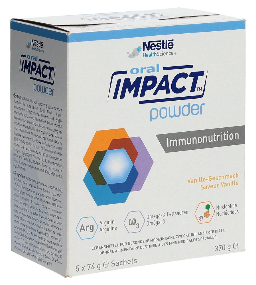 Impact Oral Immunonutrition Plv Vanille 5 Btl 74 g