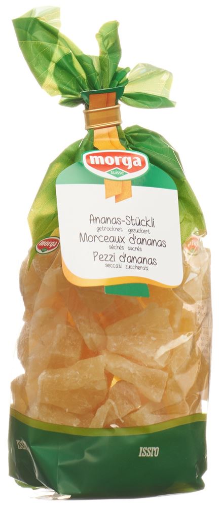 Issro Ananas Stücke gezuckert Btl 250 g