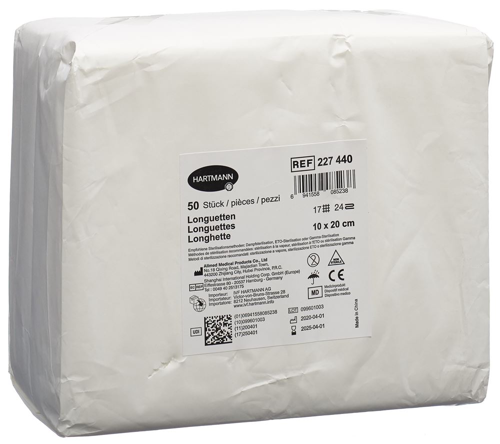 IVF Longuetten Typ 17 10x20cm 24 fach 50 Stk