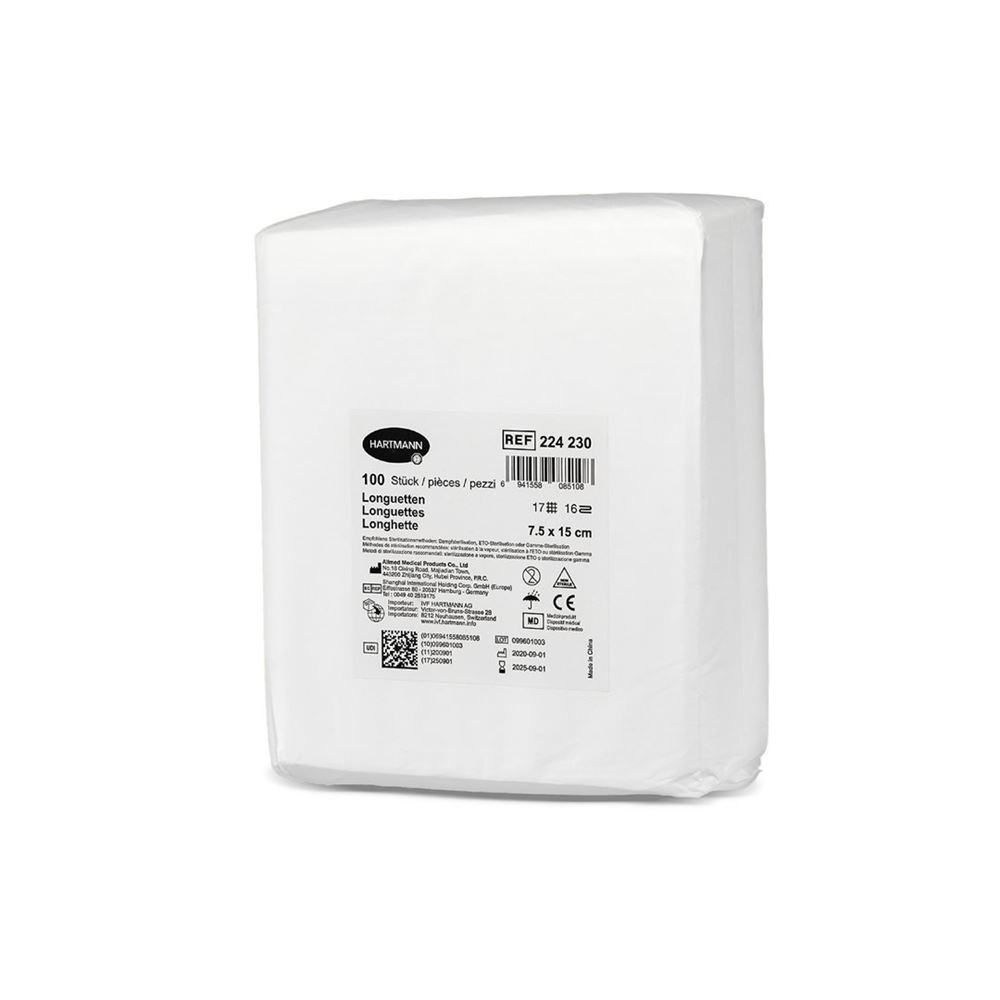 IVF Longuetten Typ 17 7.5x15cm 16 fach 100 Stk